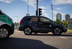 Accident on Ukmergės St.