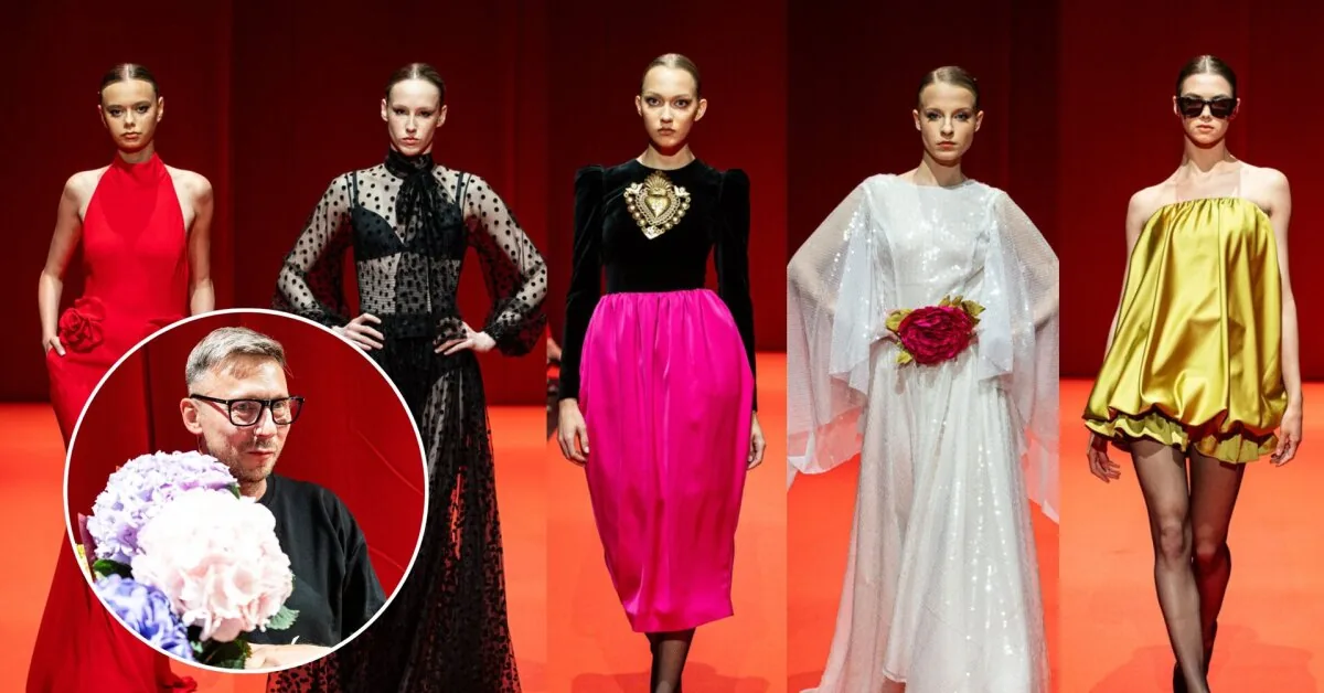 Lithuania's sought-after celebrity designer Egidijus Rainys presented the latest collection: stunning!