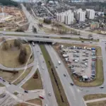 Nuo trečiadienio – eismo ribojimai prie statomo stadiono Vilniuje