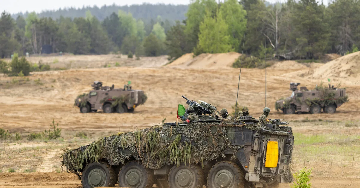 The German brigade "Lithuania" in Pabradė begins the exercise "Freedom Shield 26-I"