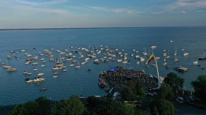 Organizatorių nuotr./Kuršių marios