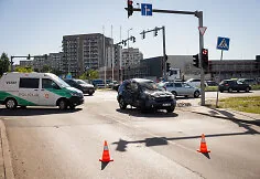 Accident on Ukmergės St.