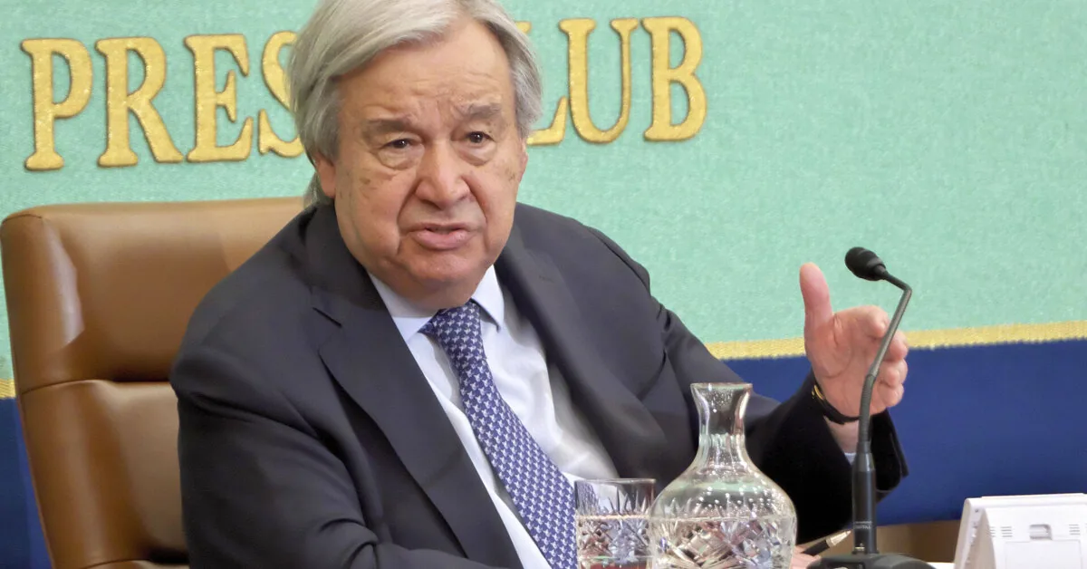 Israel severs all ties with the UN Secretary-General