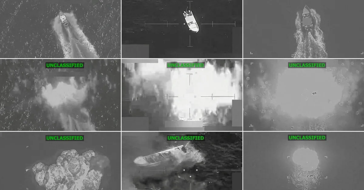 3 people died in the Pacific Ocean during a US attack on a suspected drug ship