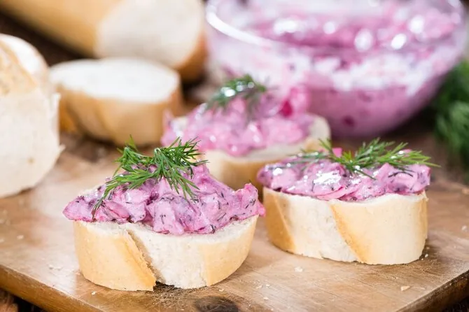 Shutterstock photo/Festive herring sandwiches