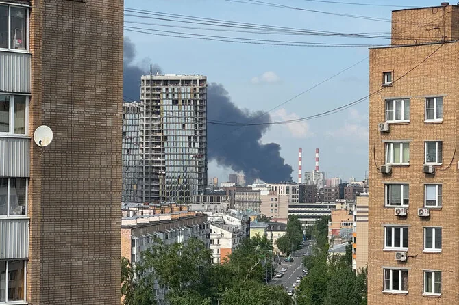 DPA/„Picture-Alliance“/„Scanpix“/Ukrainos atakos padariniai Maskvoje