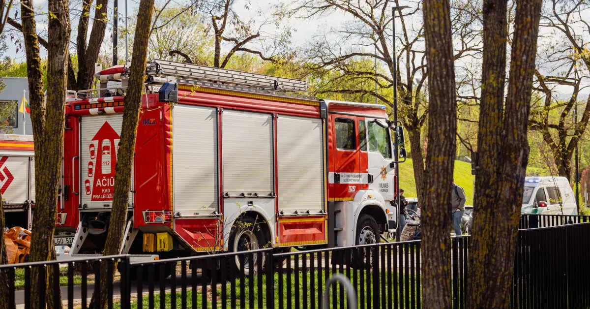 In Anykščiai district, a drunk man is suspected of setting fire to the interior of a residential house