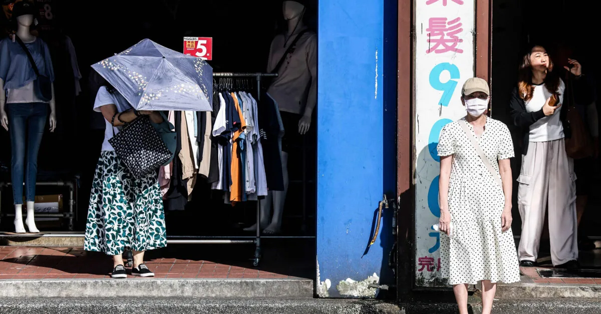 Heat record in the capital of Taiwan