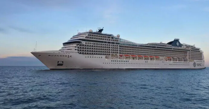 A luxury-scented cruise has docked at the port