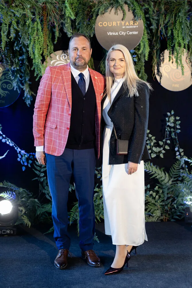 Organizers' photo/Famous guests on the stylishly decorated hotel terrace