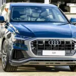 Luxury company SUV "Audi" damaged and robbed in Klaipėda
