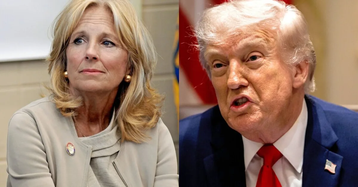 Trump hit Jill Biden, who was frightened by her husband's "stroke"