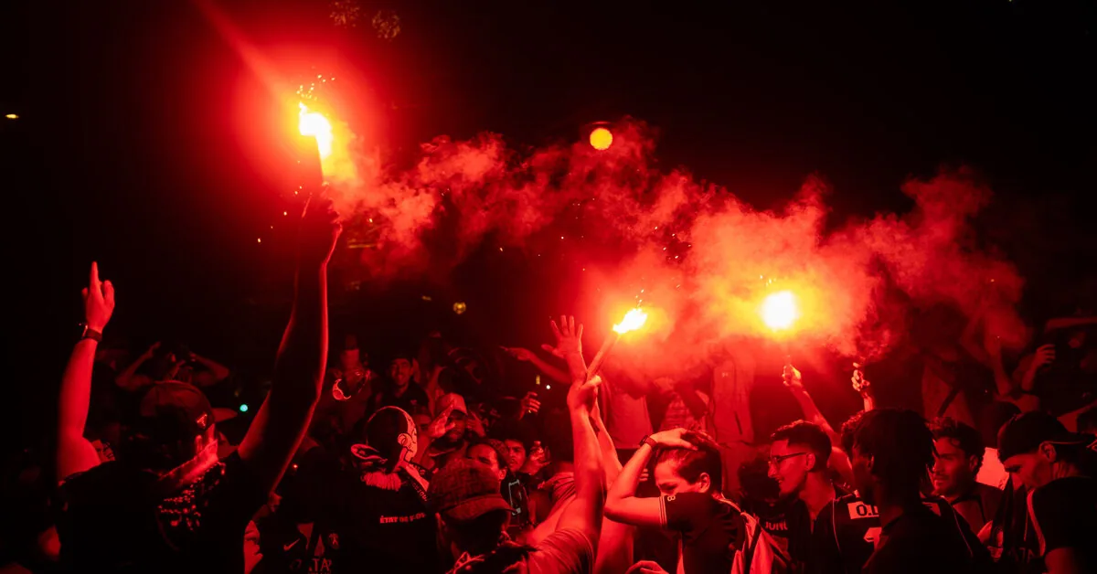 Hundreds detained in Paris after clashes following PSG's Champions League victory