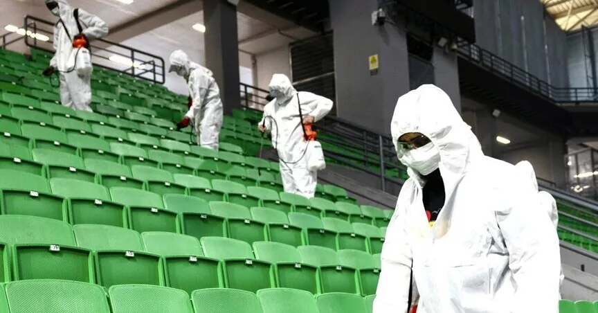 After "Olympiakos" triumph in the Euroleague, "Panathinaikos" decided to disinfect the arena
