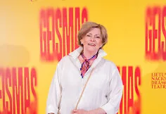 Guests of the premiere of the play „Geismas“