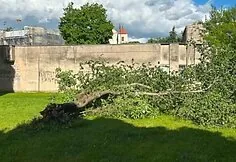 The storm devastated Trakai