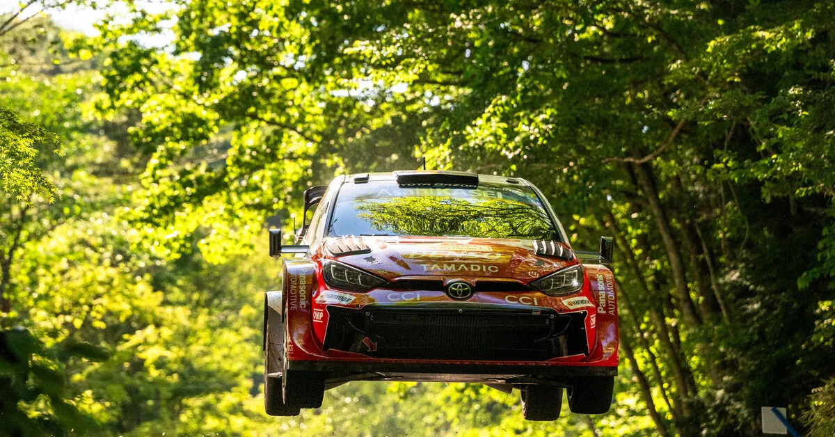 WRC in Japan: Oliver Solberg's crash again