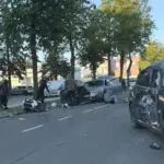 Terrible accident in Klaipėda: motorcyclists crashed into an "Opel", among the injured passengers – a policewoman