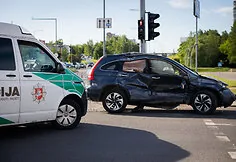 Accident on Ukmergės St.