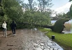 The storm devastated Trakai