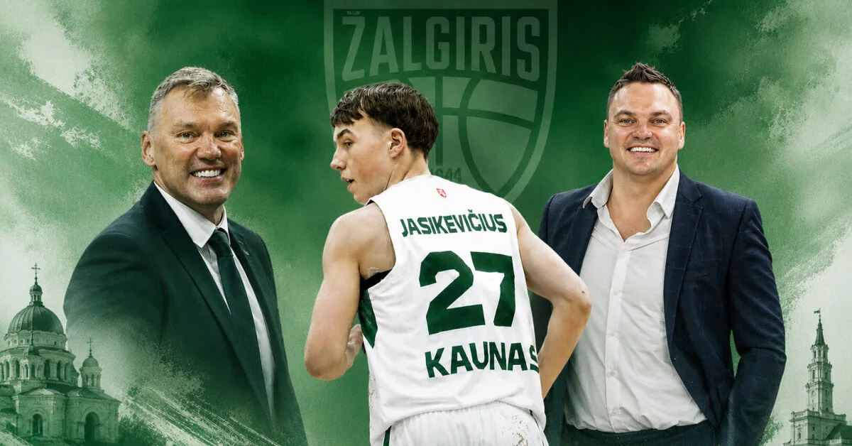 „Žalgiryje“ sprouts another Jasikevičius seedling: „You can feel that he has grown up in a basketball environment“