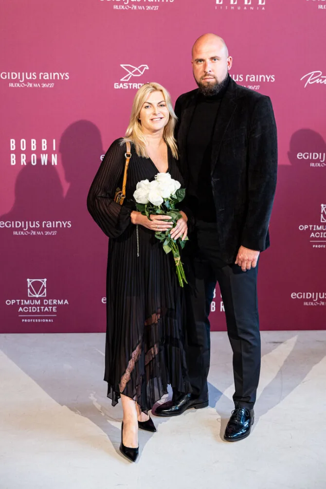 Pauliaus Peleckio / BNS nuotr./Eglė Jackaitė su mylimuoju