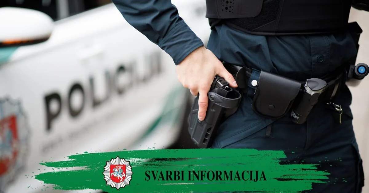 "A man is walking in Kaunas, holding a gun in his hand": such a call to 112 also alarmed armed services