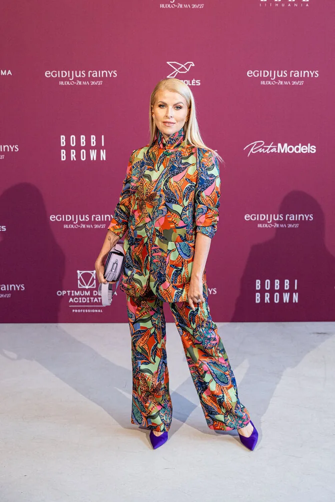 Photo by Paulius Peleckis / BNS / Guests at the presentation of Egidijus Rainys' new autumn–winter 2026/2027 collection