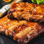 Andrius's royal ribs on the grill: indescribable tenderness