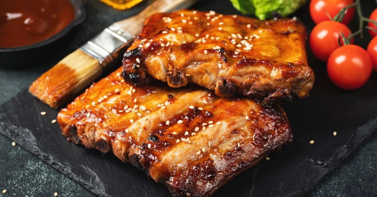 Andrius's royal ribs on the grill: indescribable tenderness
