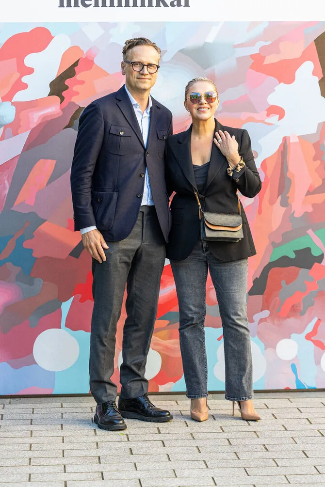 Pauliaus Peleckio / BNS photo / Opening of the 'Migrating Artists' exhibition
