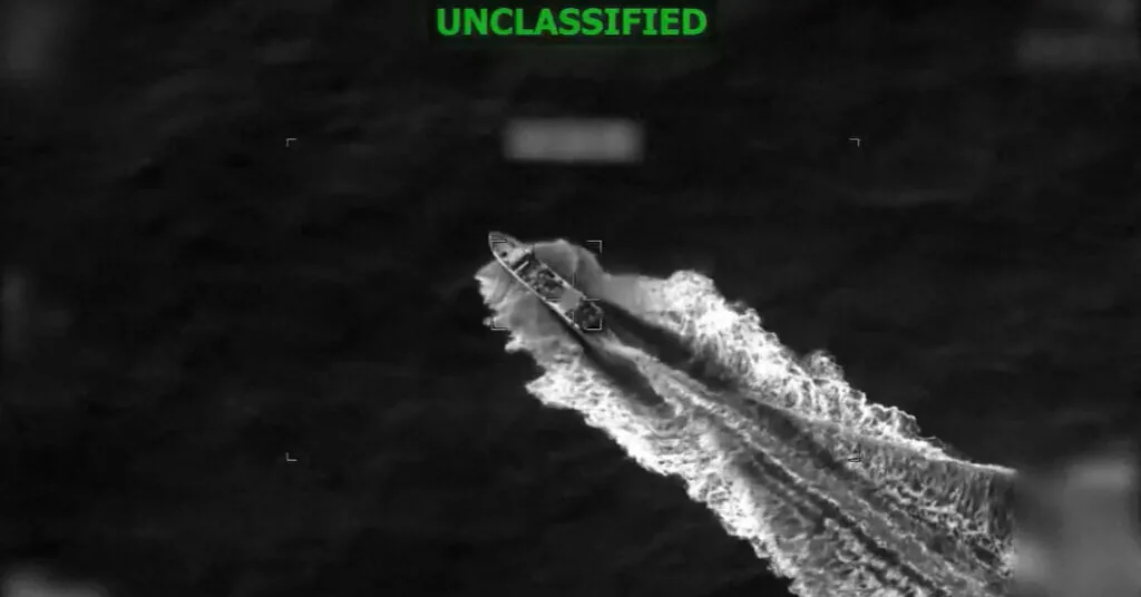 2 people died in the Pacific Ocean during a US military strike on a suspected drug ship
