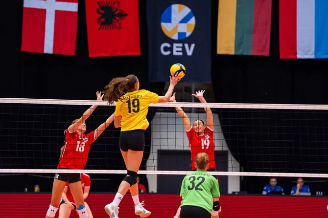 CEV nuotr./Rungtynių akimirka
