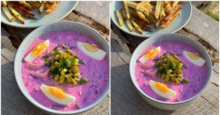 Cold beetroot soup without rules: the author of "Running Vita" suggests making the summer classic crunchier and spicier