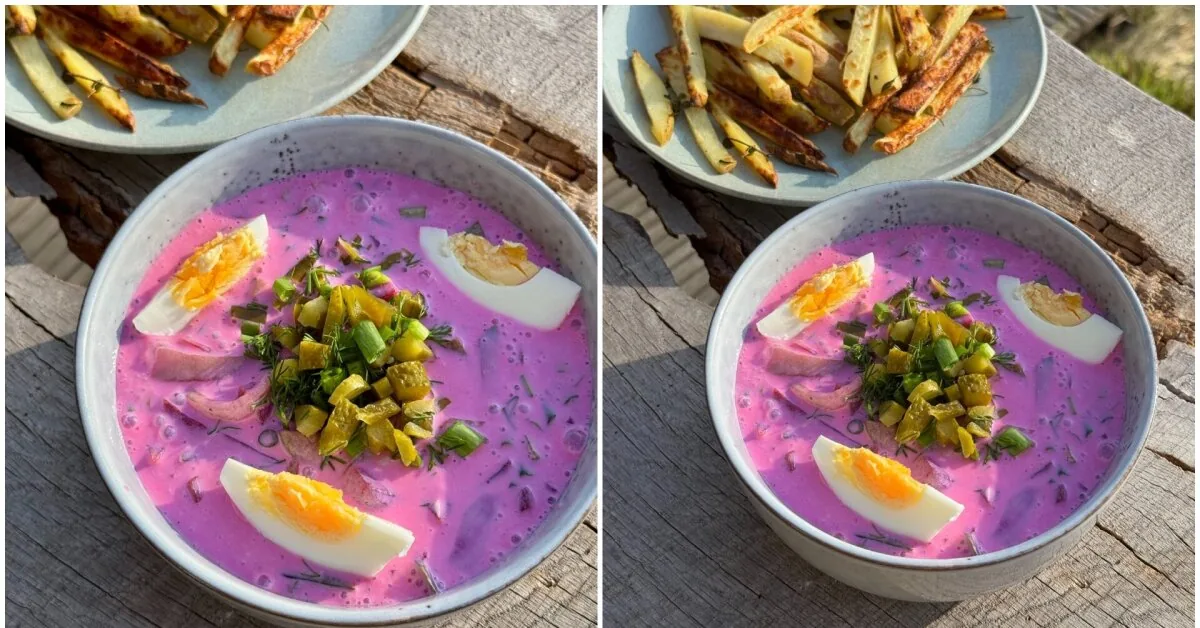 Cold beetroot soup without rules: the author of "Running Vita" suggests making the summer classic crunchier and spicier