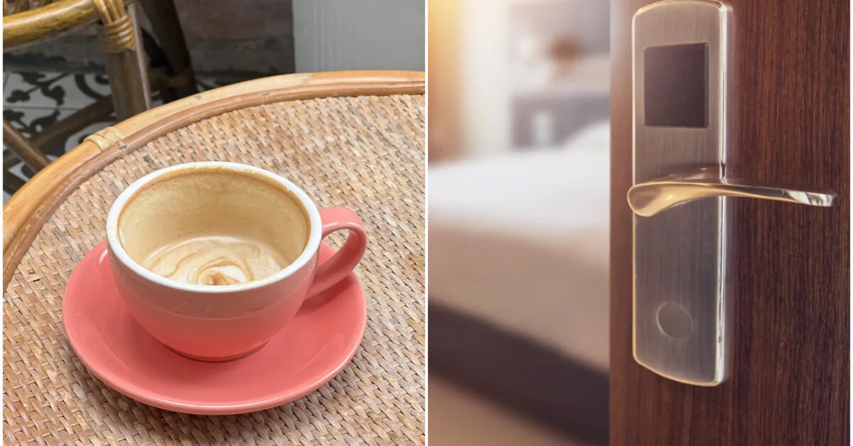 Safety tip: why is it worth hanging a cup on the hotel door?