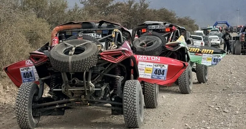 On the penultimate day of the "Desafio Ruta 40," the "Izoton Sport" duo felt like they were in a horror movie