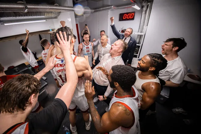 Photo by Rokas Lukoševičius / Utena 'Juventus' triumph over 'Rytas' in LKL quarterfinals
