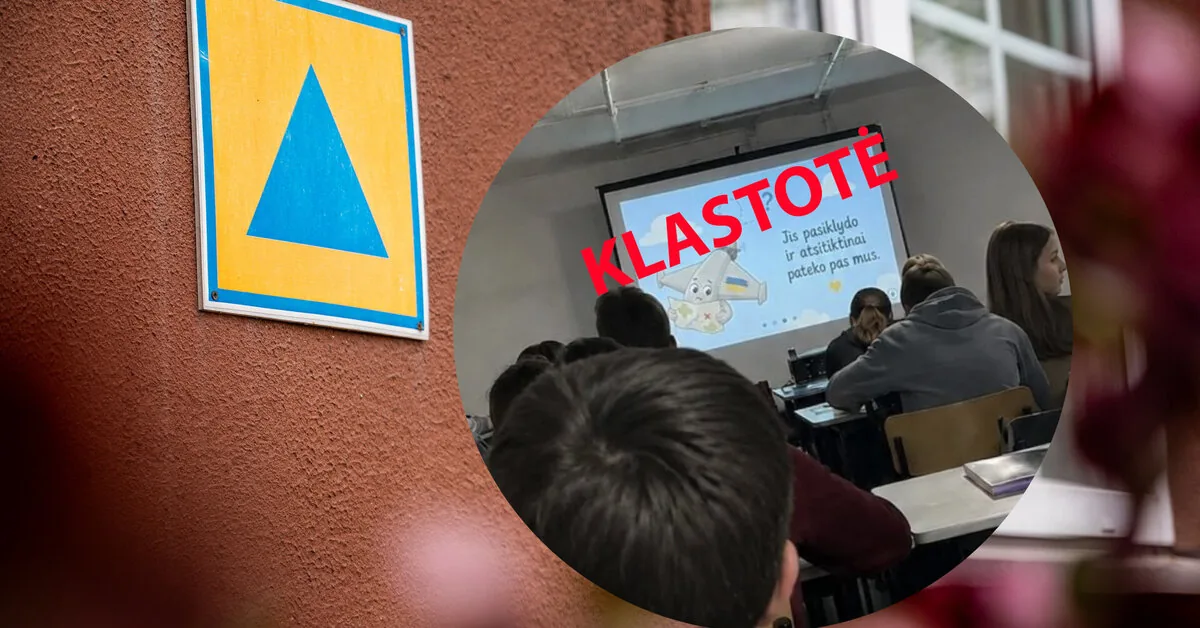 After the threat in Vilnius – new fake news: allegedly students are taught not to fear Ukrainian drones