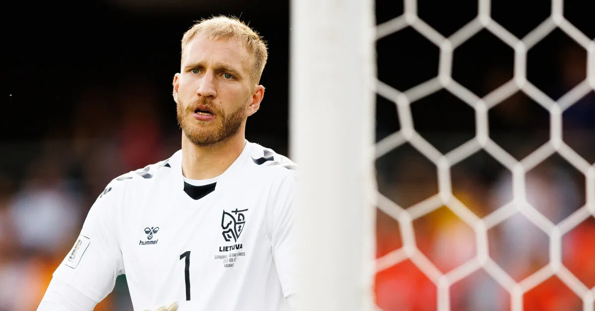 Official: Lithuania national team goalkeeper will play in Switzerland