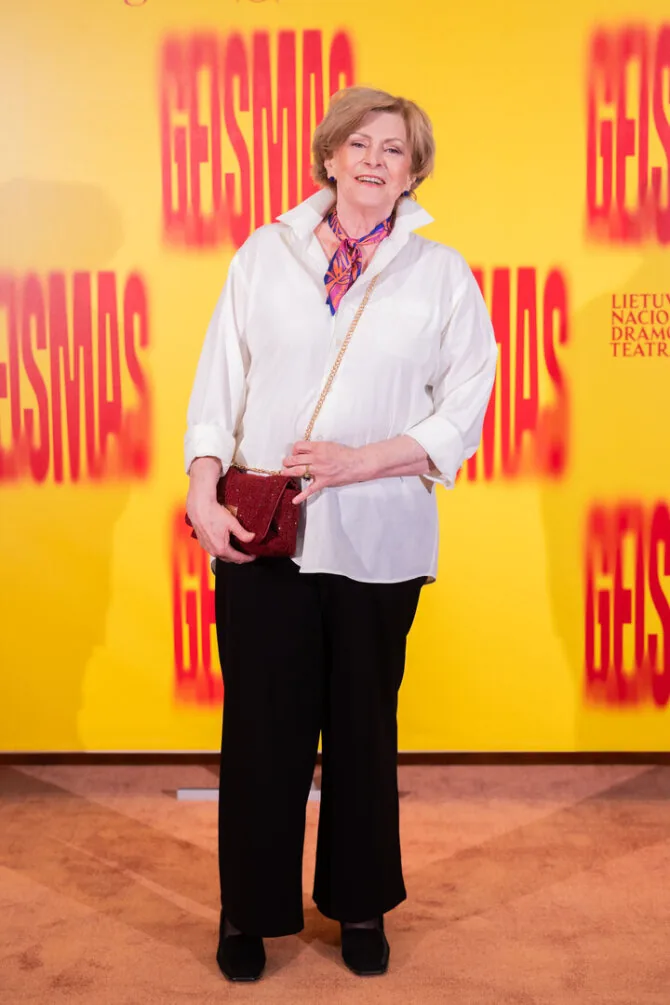 Patricija Adamovič / BNS photo/Guests of the premiere of the play „Geismas“