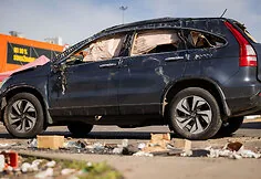 Accident on Ukmergės St.