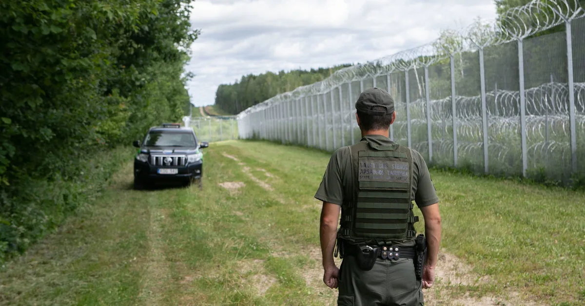 In the past day, not a single migrant attempted to cross from Belarus into Lithuania