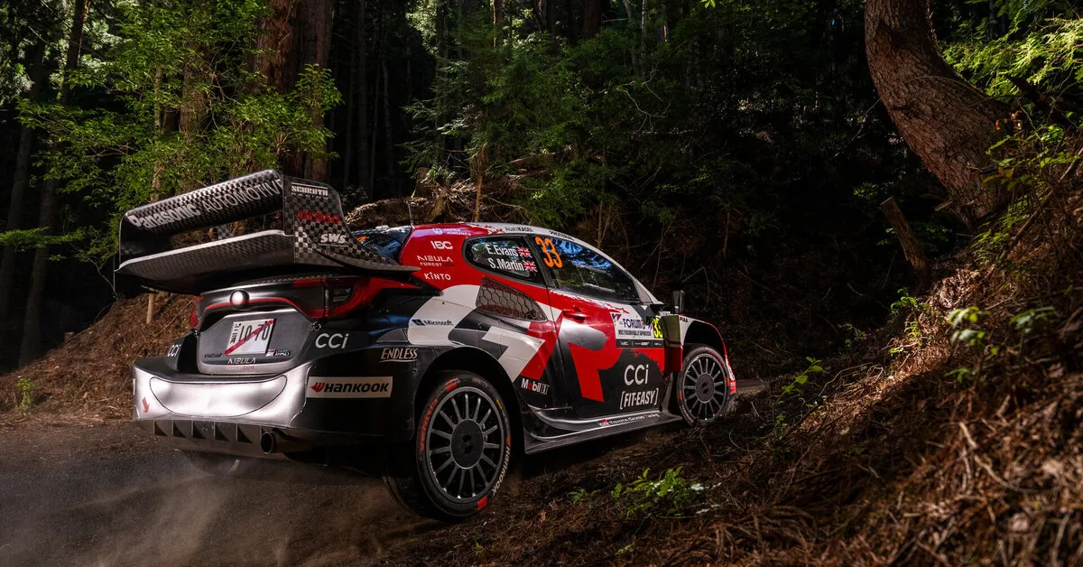 WRC: Solberg's hopes shattered, Evans leads in Japan