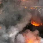 At least 21 people died in a hotel fire in New Delhi