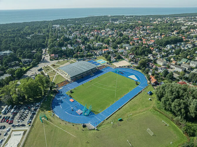 Organizatorių nuotr./Palangos stadionas