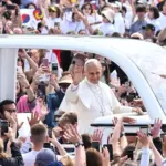 Before the Pope's visit to Spain, activists held a protest in the Vatican