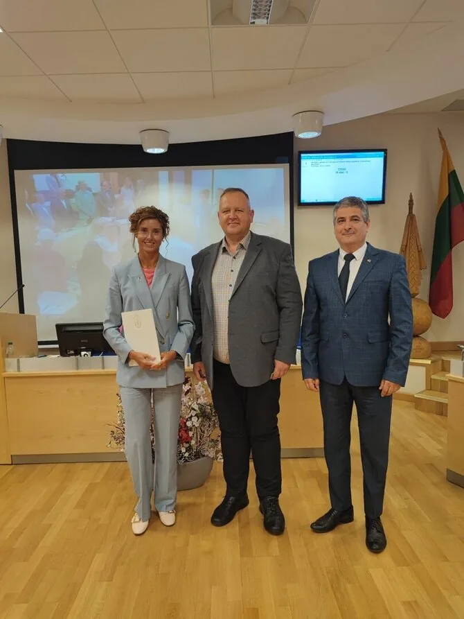 Neringa Municipality photo/Feliksas Marčius has already taken the oath