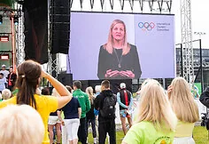 Olympic Day takes place in Kaunas. Kirsty Coventry's greeting.