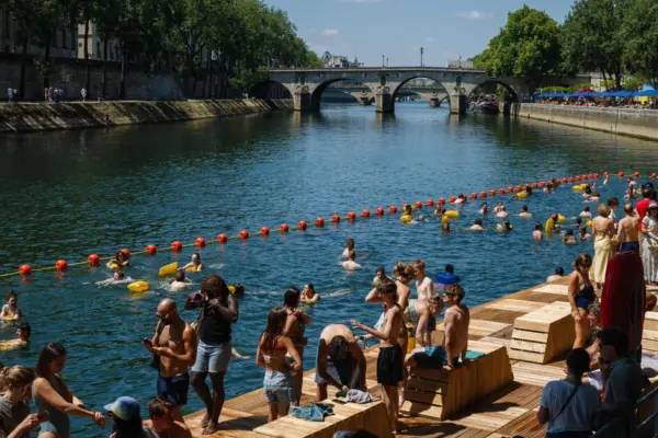 Parisians will be able to swim in the Seine river again this summer